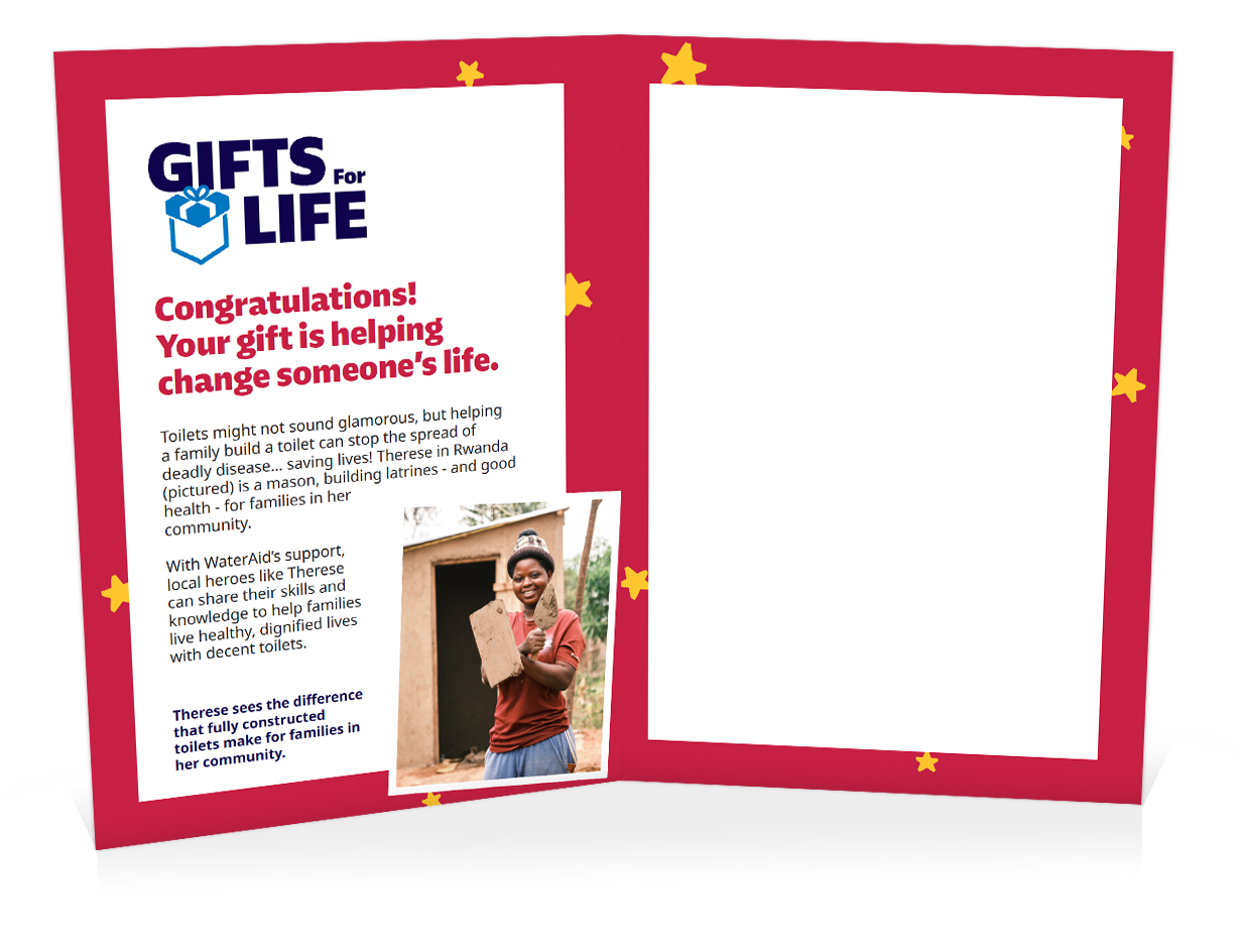 You can help buy a toilet for a family (Christmas)