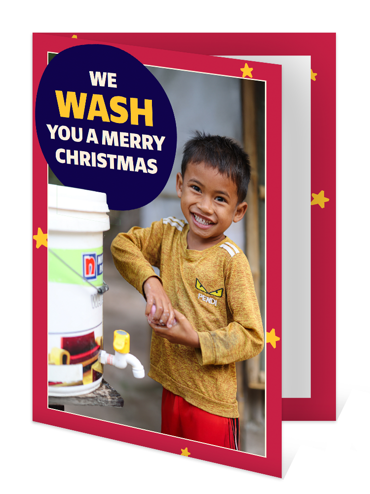 You can help build a simple handwashing station (Christmas)
