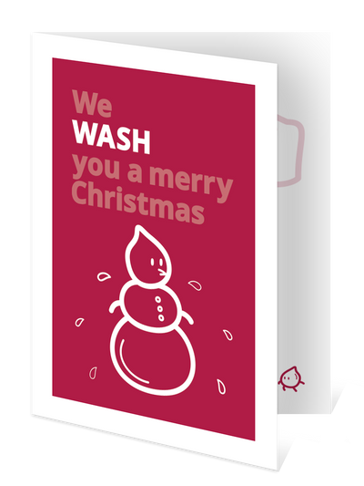 You can help build a simple handwashing station (Christmas - illustrated)