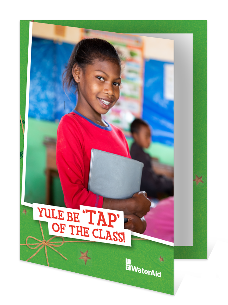 You can help bring clean water to a child at school (Christmas)