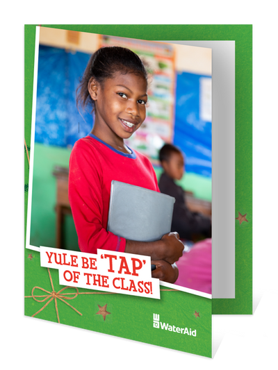 You can help bring clean water to a child at school (Christmas)