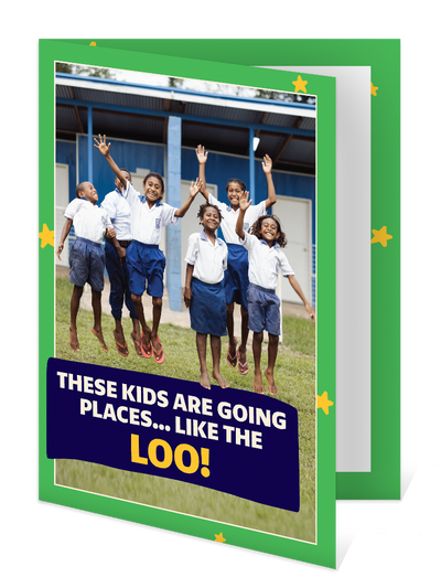You can help bring safe toilets at school (Christmas)