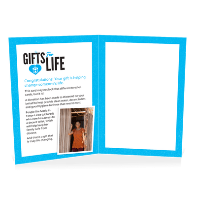 General donation card- toilets