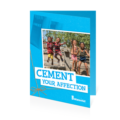 You can help buy two bags of cement