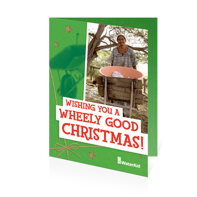 $37 can buy a wheelbarrow (Christmas card)